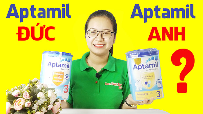 Trẻ uống sữa Aptamil của Anh hay Aptamil của Đức tốt hơn?